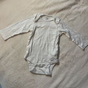 Gerber Cream Long Sleeve Bodysuit